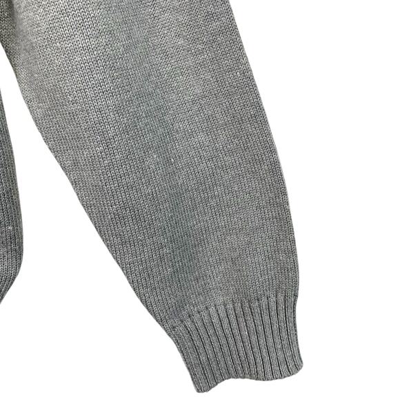 HAGGAR Men's XL Button Up Gray Cardigan Two Pockets Cotton Blend NWT - Picture 8 of 9